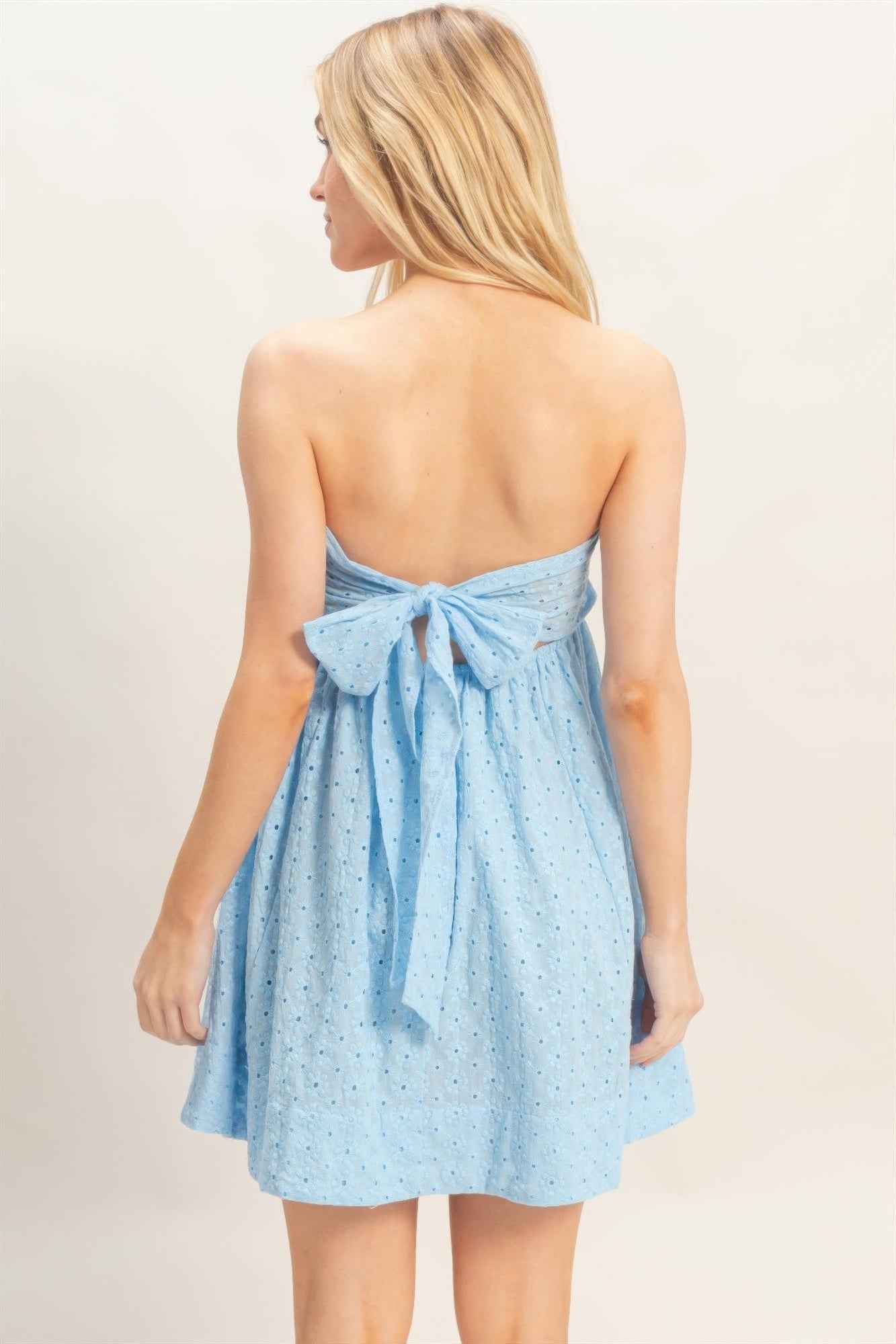 Smocked Tube Top Dress