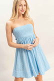 Smocked Tube Top Dress