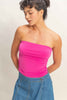 Ruched Bandeau Top