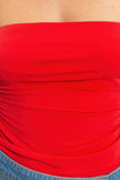 Ruched Bandeau Top