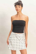 Ruched Bandeau Top