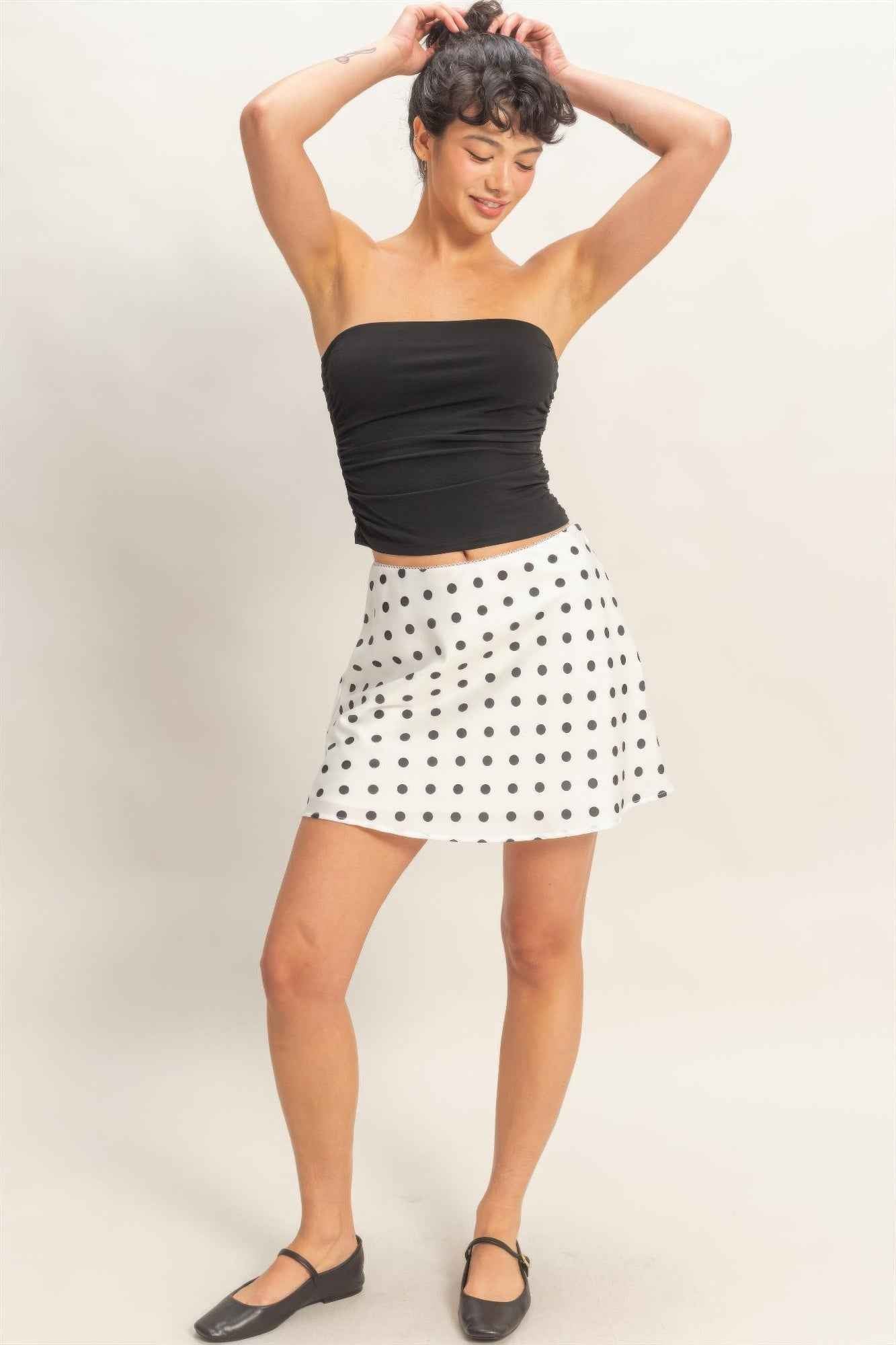Ruched Bandeau Top