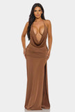 Eclipse Drape Maxi Gown