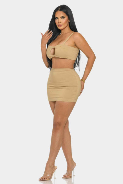 Top And Skirt Set