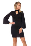 Dty Brush Knee Length Dress