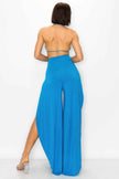 Modal 2 Piece Set, Bra And Side Slit Pant