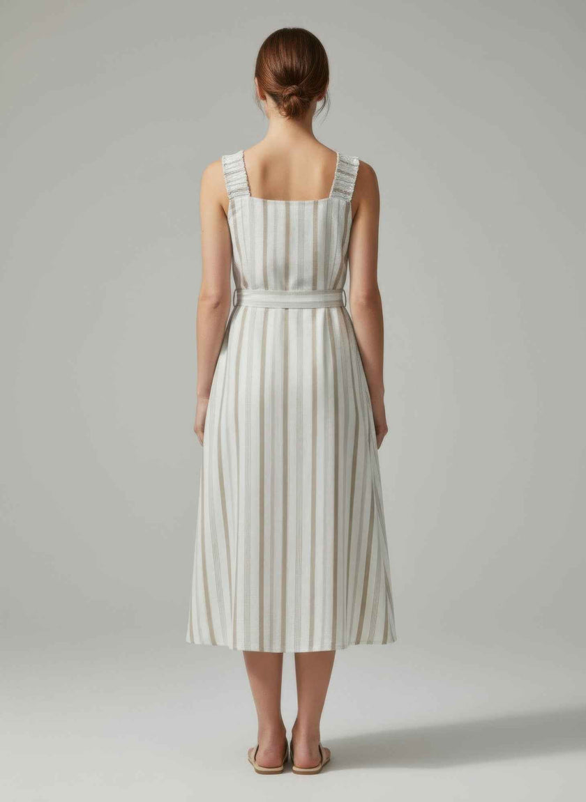 Mlle Gabrielle Striped Dress