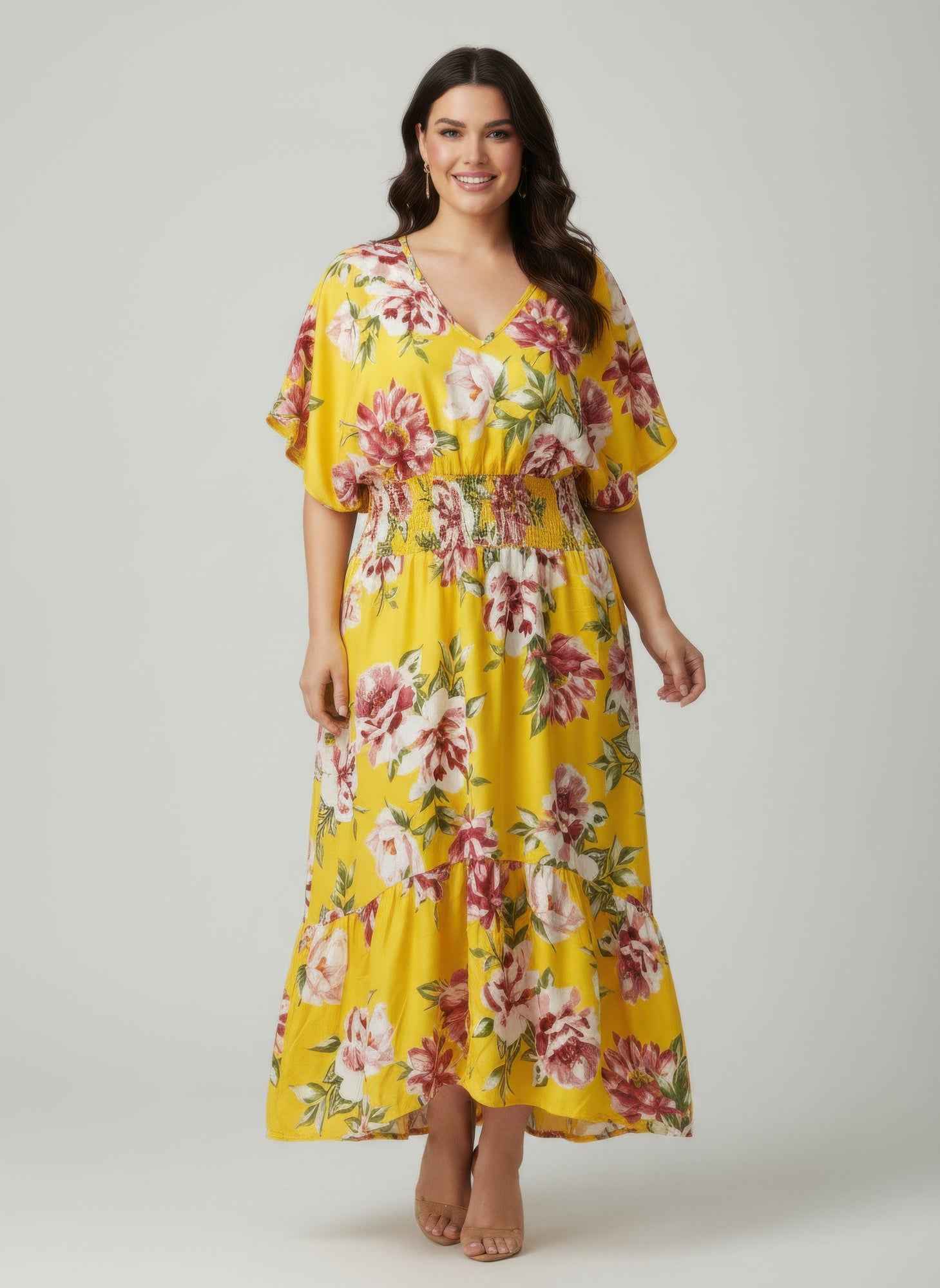 Mlle Gabrielle Floral Dress - Plus Size