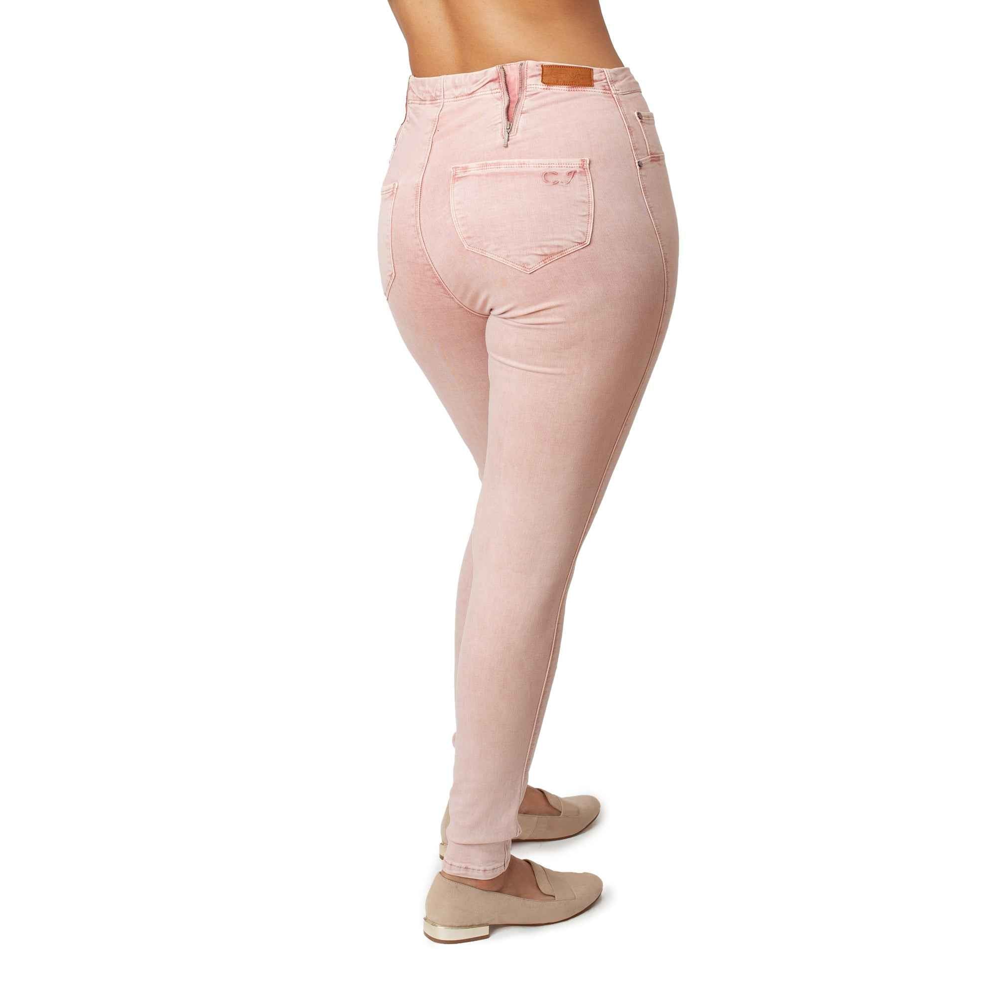 Dusty Pink Jeans Basic Signature Style