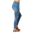 Light Wash Blue Ankle Length Jeans Basic Signature Style