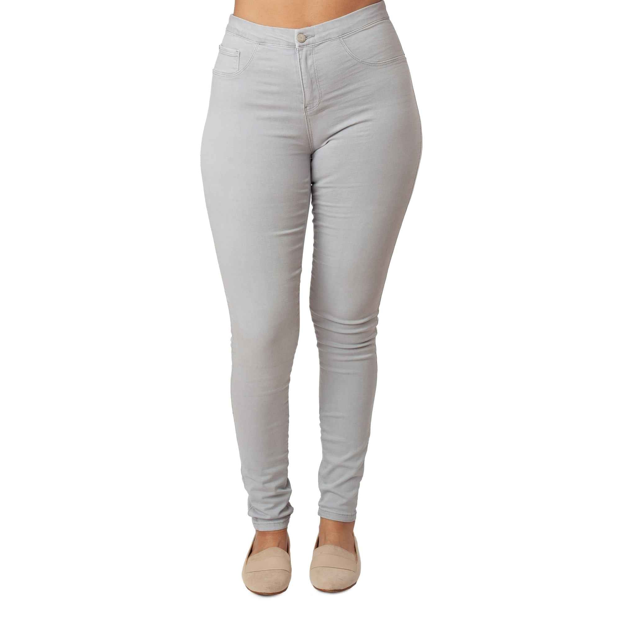 Light Grey Jeans Basic Signature Style