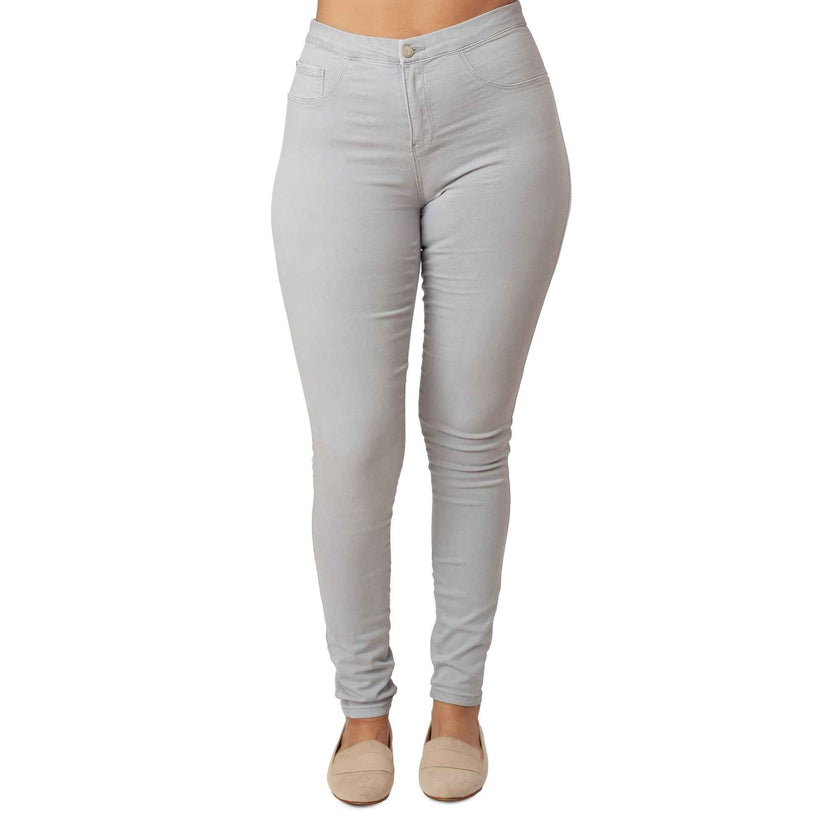 Light Grey Jeans Basic Signature Style