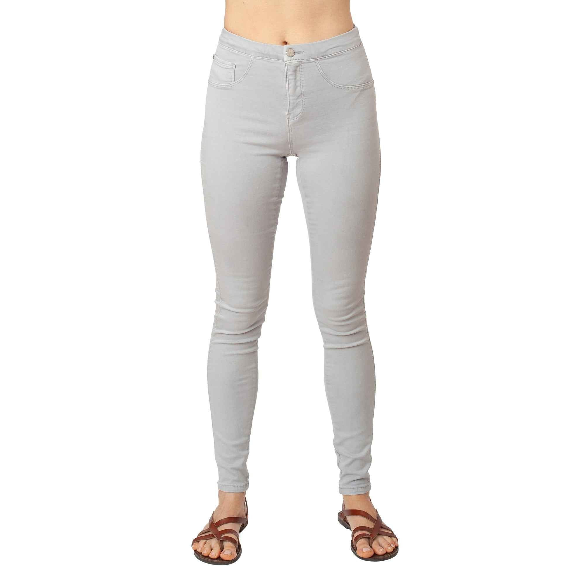 Light Grey Jeans Basic Signature Style