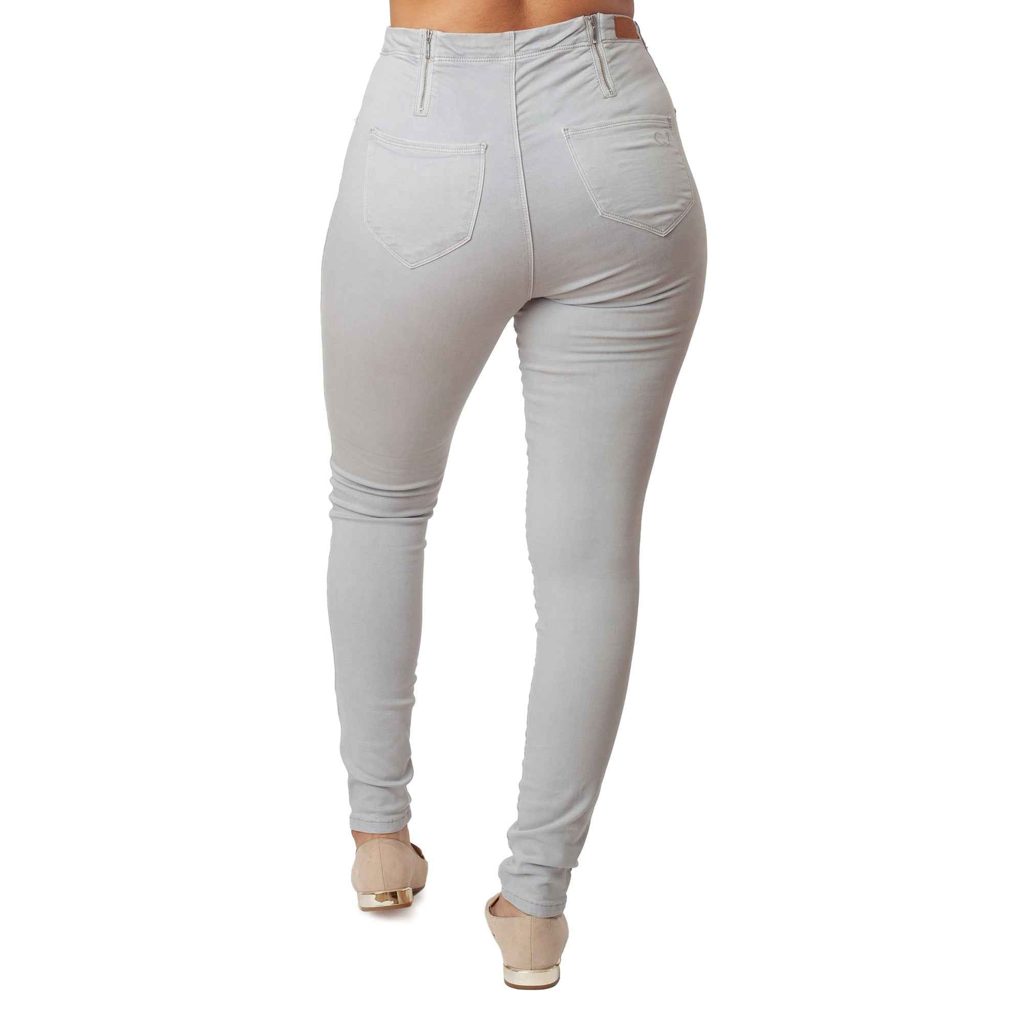 Light Grey Jeans Basic Signature Style