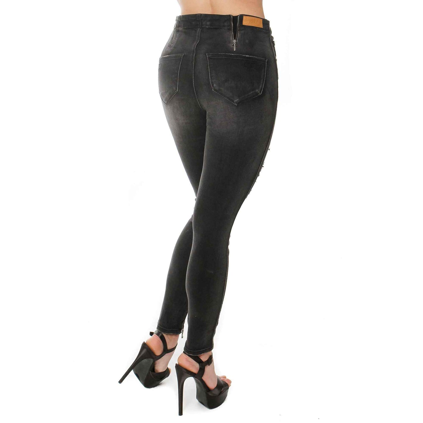 Ripped Leg Jeans Denim Fashion Style