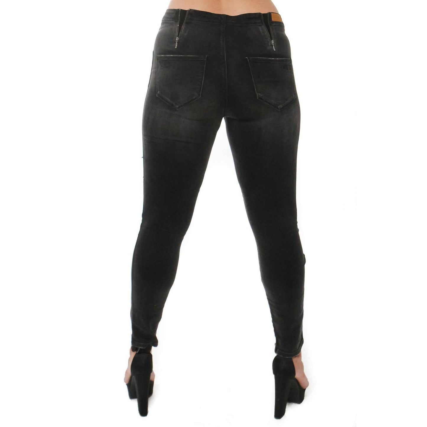 Ripped Leg Jeans Denim Fashion Style