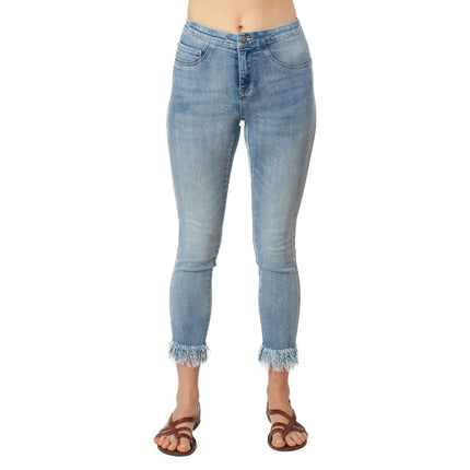 Fashion Style Fringed Leg Jeans