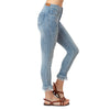 Fashion Style Fringed Leg Jeans