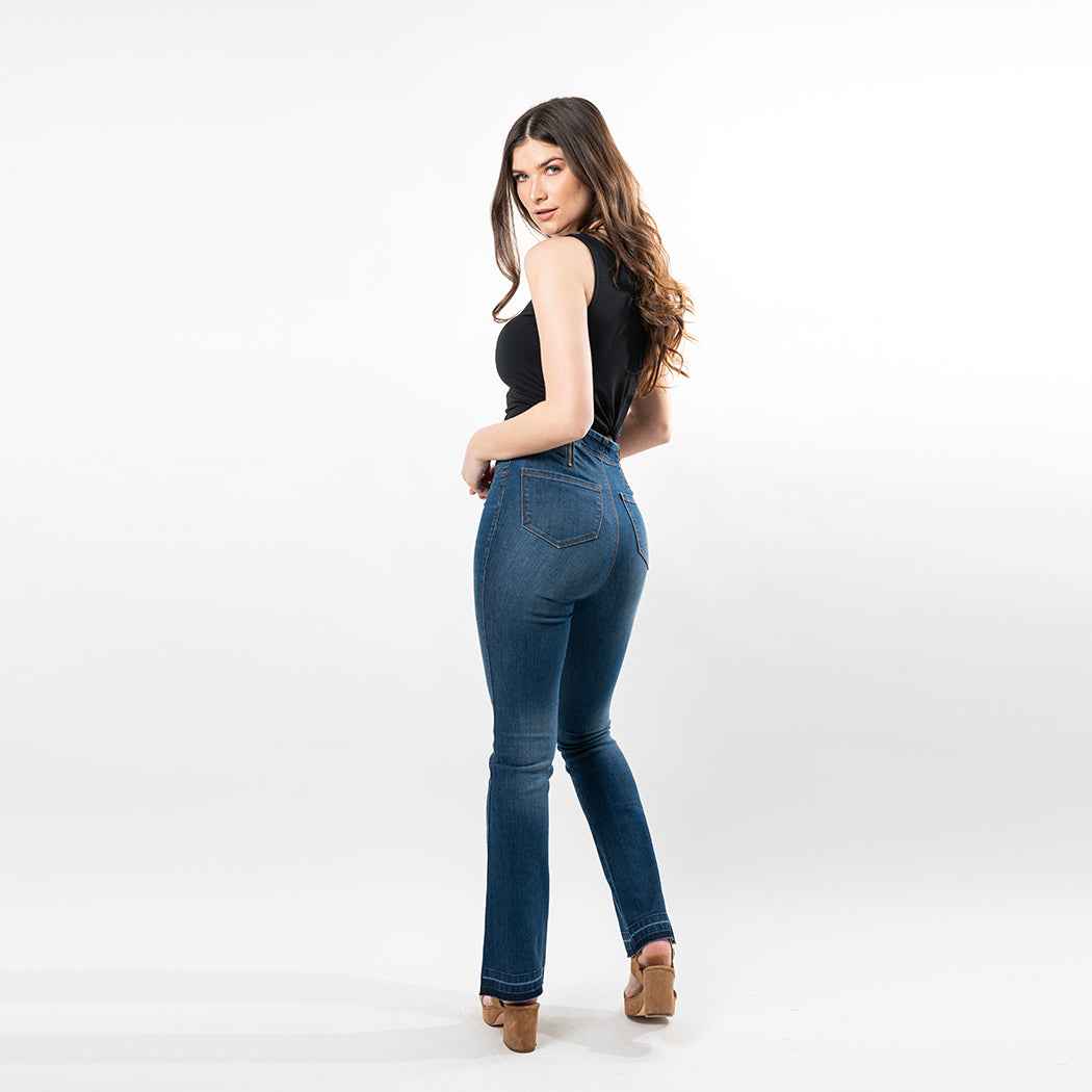 Undone Hem Bootcut Fashion Style