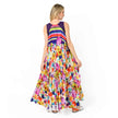 Sunburst Pleated Trapeze Maxi