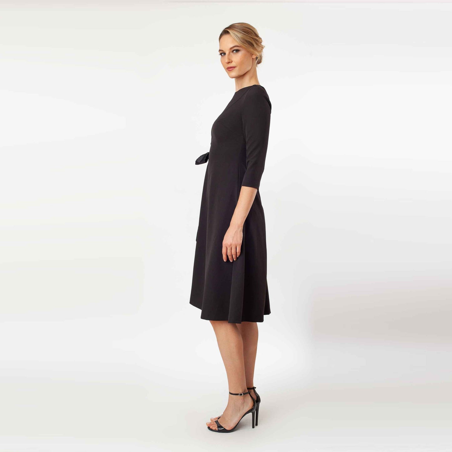 T-Length Side Tie Dress