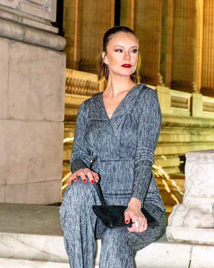 LS Origami Collar Jumpsuit