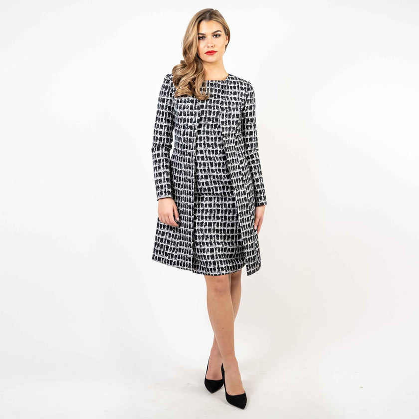 The Scalloped Edge Fly Away Coat