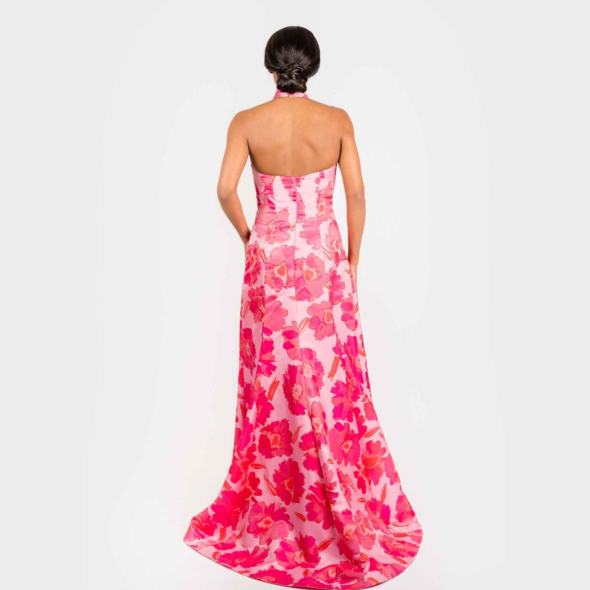 The Halter Neck Classic Gown