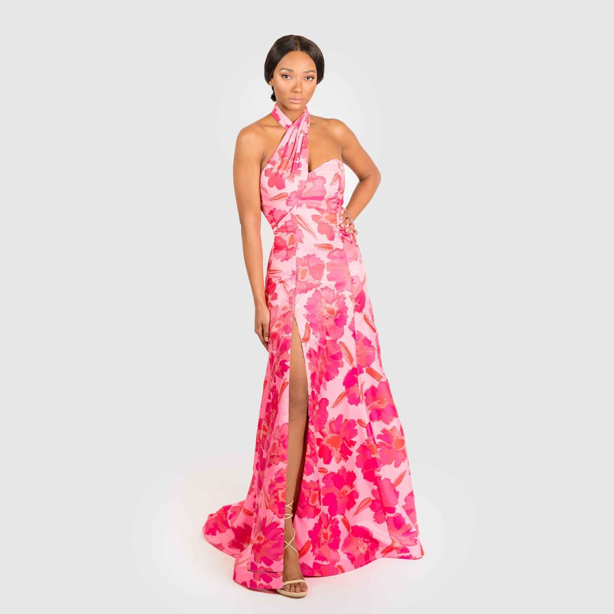 The Halter Neck Classic Gown