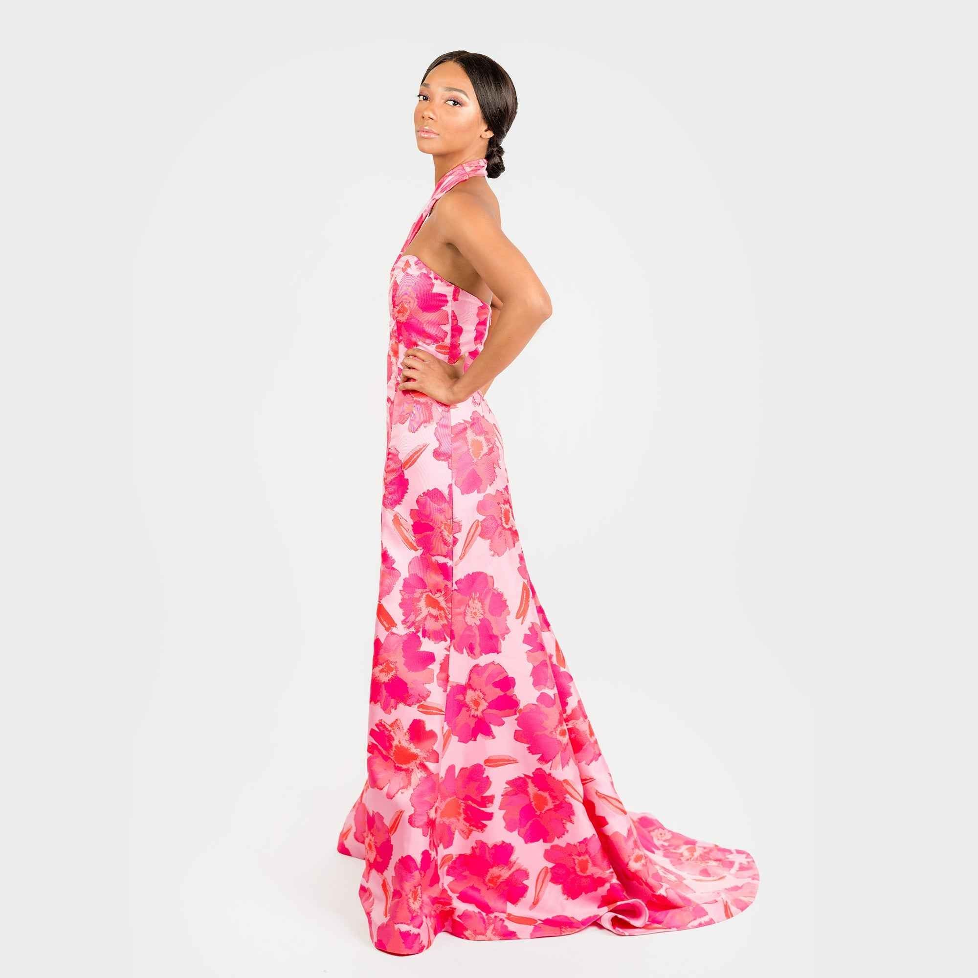 The Halter Neck Classic Gown