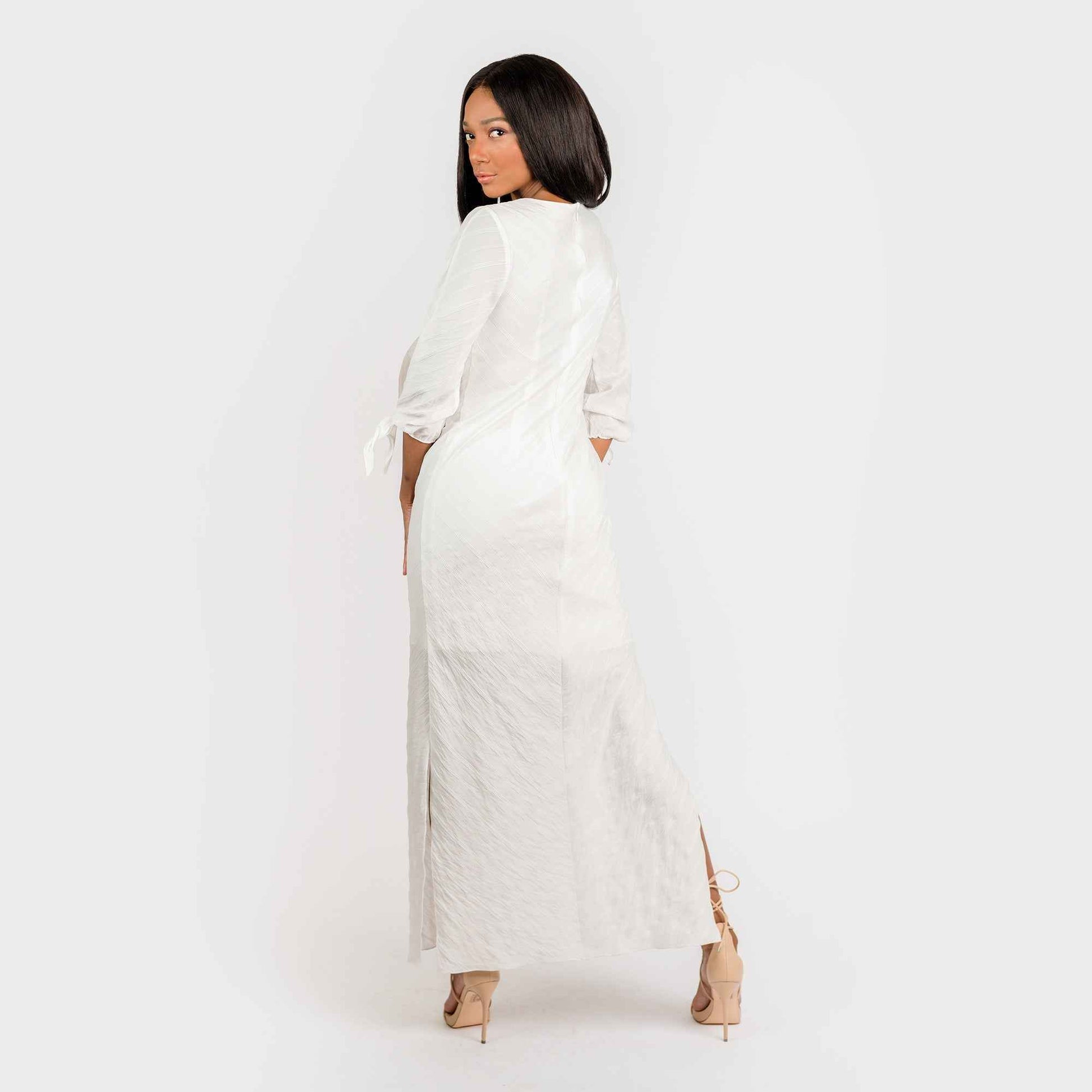 The Knotted Sleeve Side Slit Classic