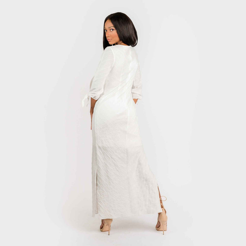 The Knotted Sleeve Side Slit Classic