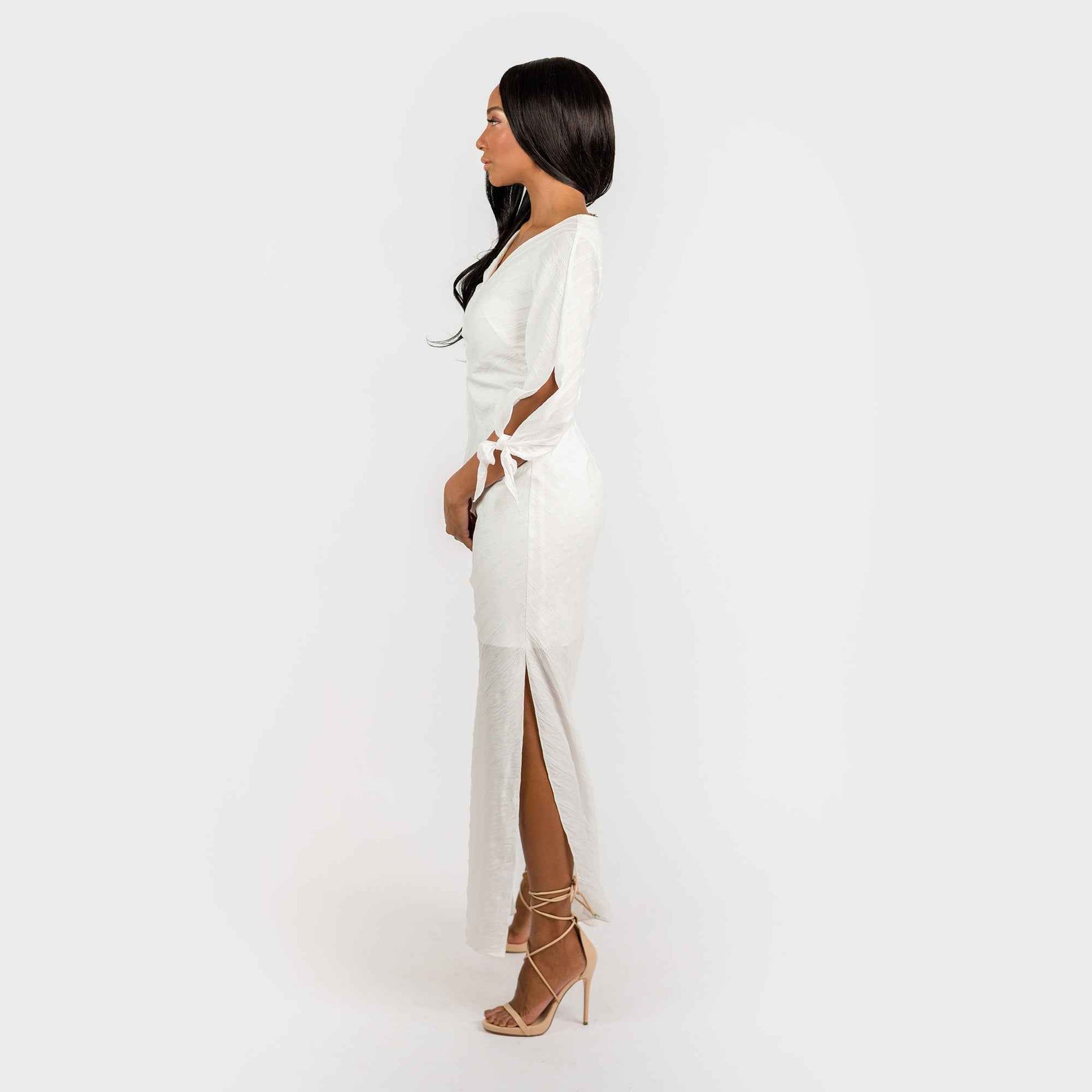 The Knotted Sleeve Side Slit Classic