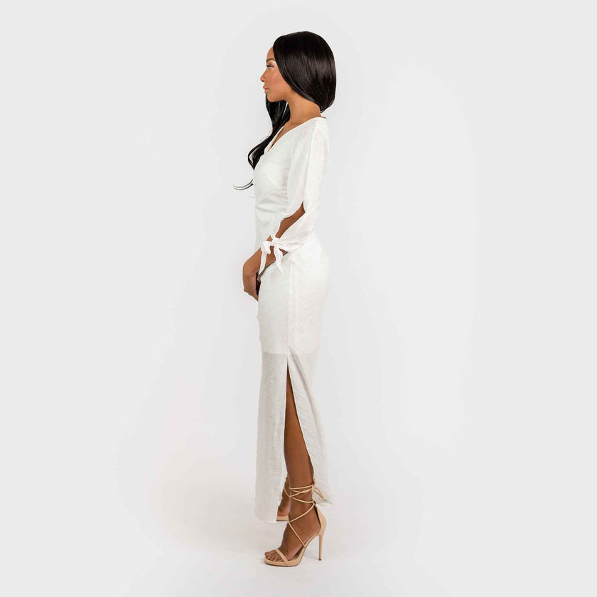 The Knotted Sleeve Side Slit Classic