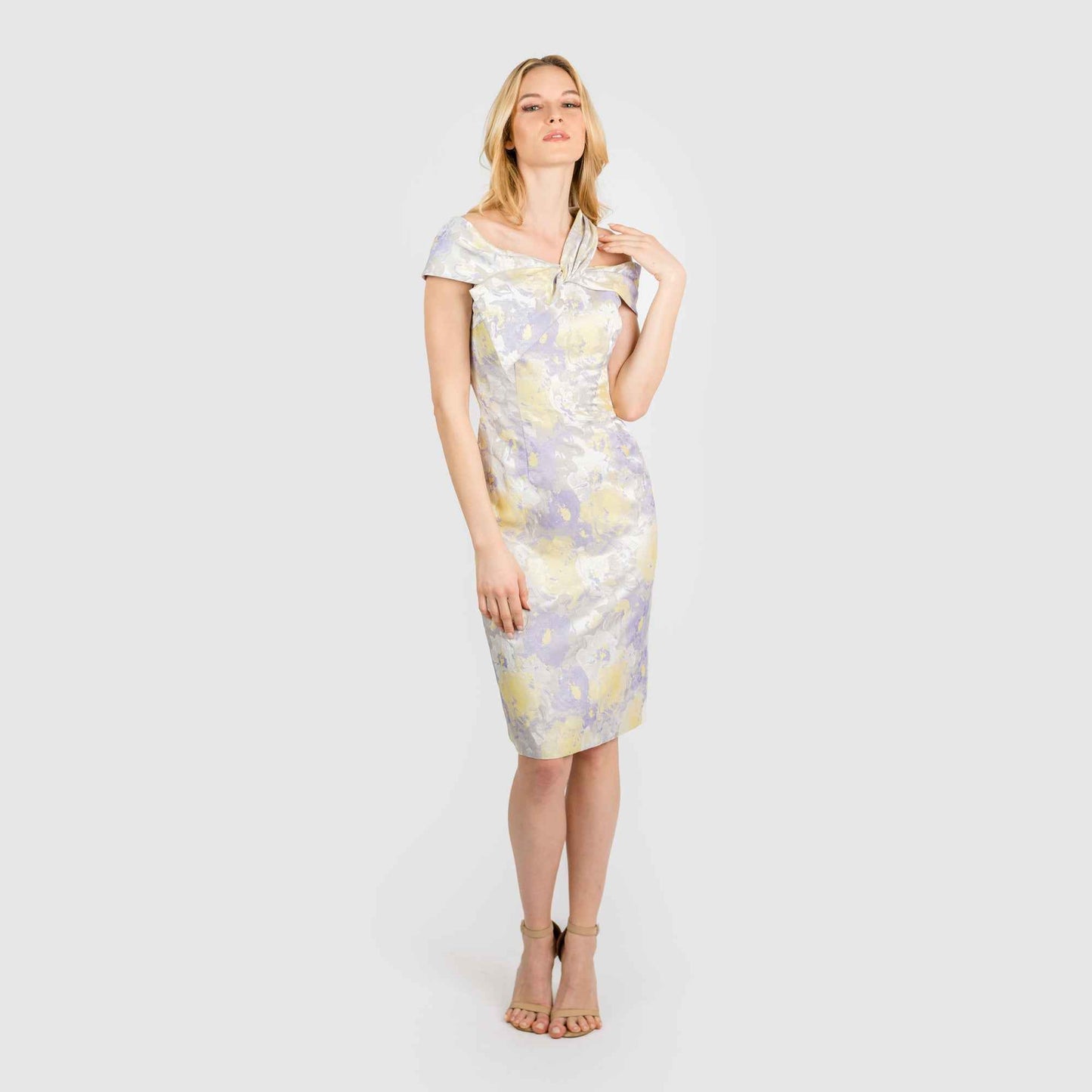 The Off The Shoulder Bow Sheath Classic