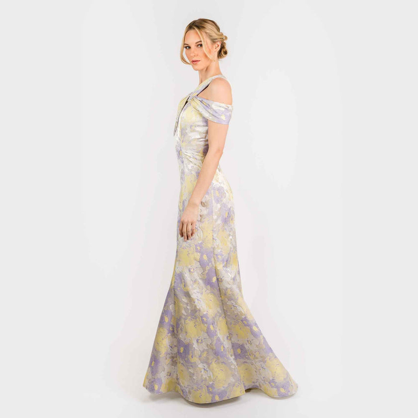 The Off The Shoulder Bow Gown