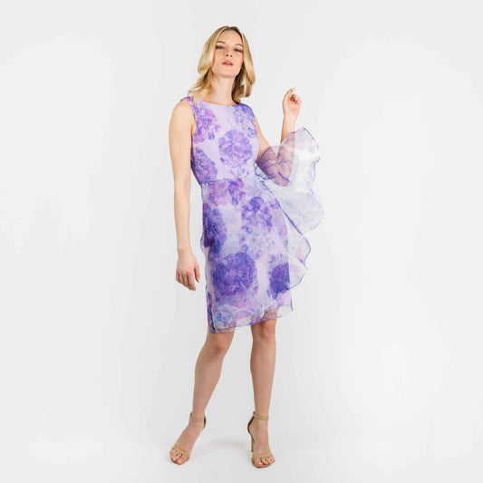 CN7196 Slvss Overskirted Sheath