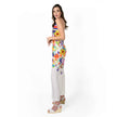 Halter Engineered Print Jumpsuit