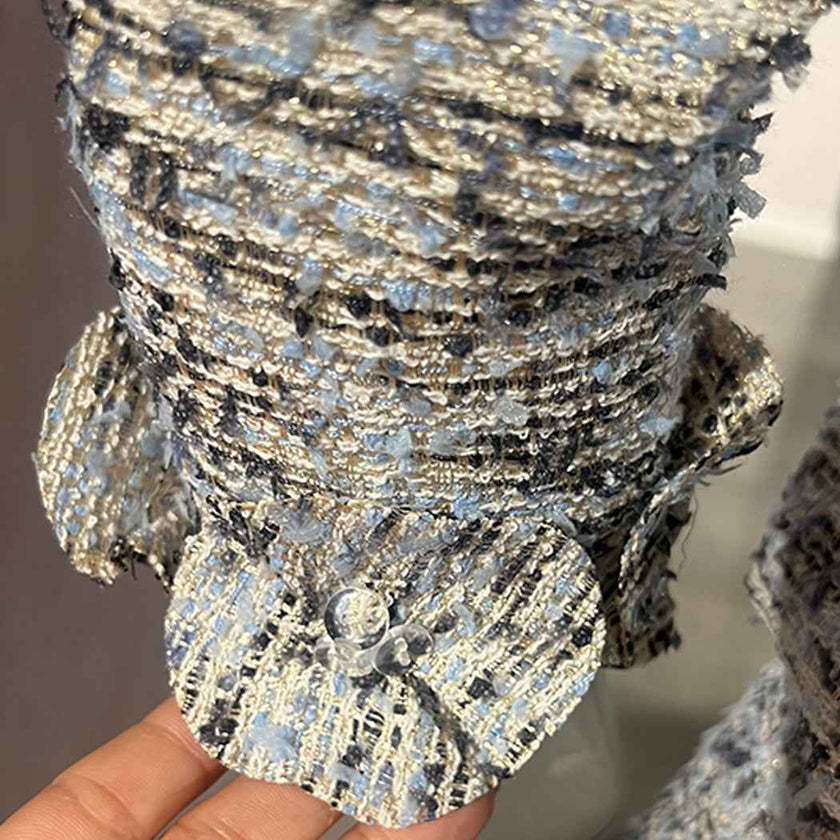 Florettes Applique Cropped Jacket_Ships April 15th - April 30th 2024