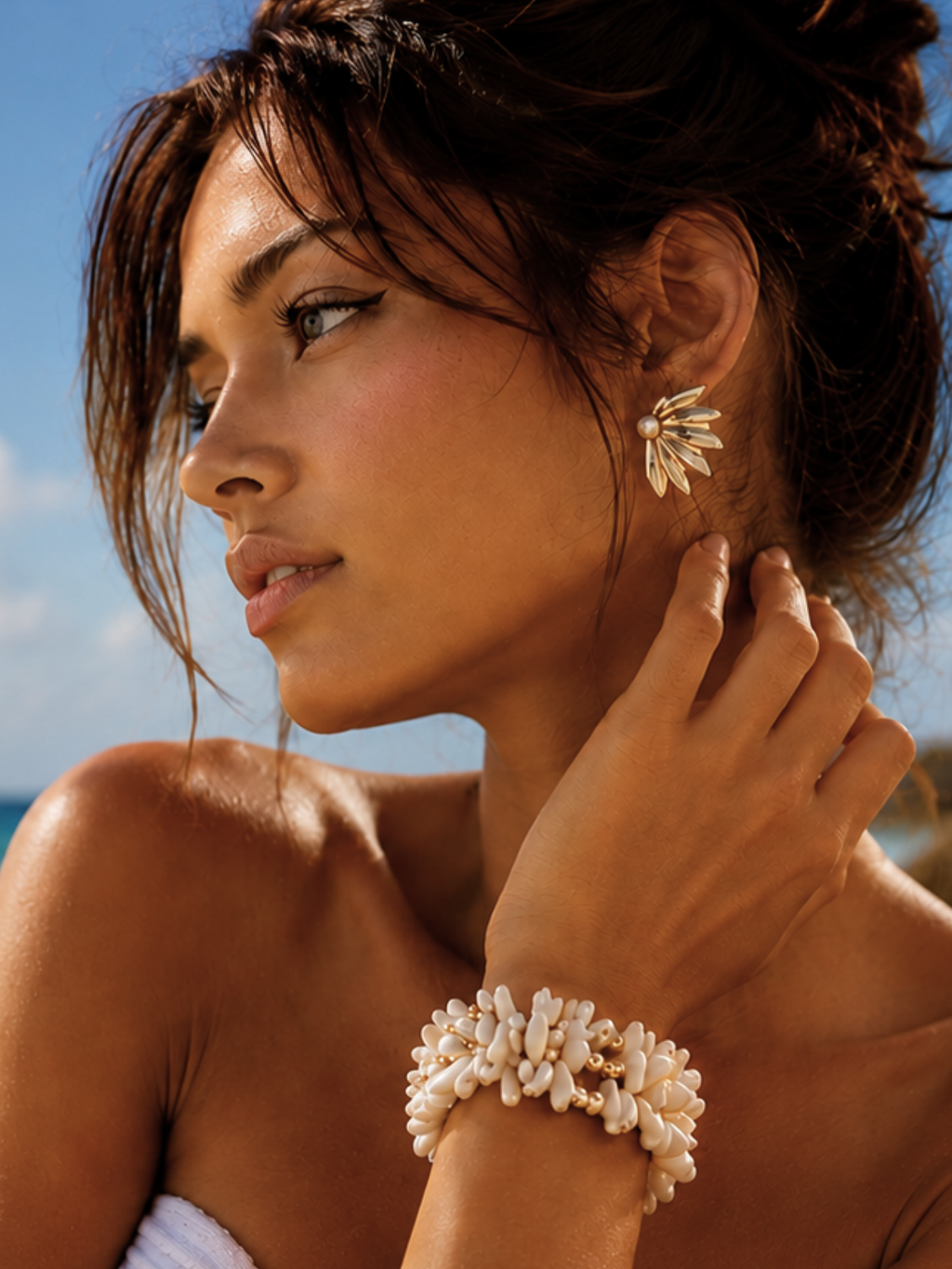 Natalie Pearl Earring