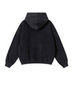 NOIR VINTAGE WASH ZIP HOODIE