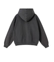 GREY VINTAGE WASH ZIP HOODIE