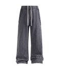 CHARCOAL PANEL SWEATPANTS
