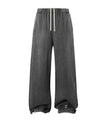 CHARCOAL DISTRESSED SWEATPANTS