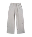 GREY DESTROYED SWEATPANTS