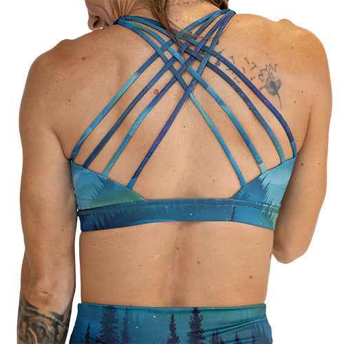 Butterfly Back Bra | Aurora Borealis
