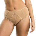 Charlene High Waist Vintage Brief - Warm Sand