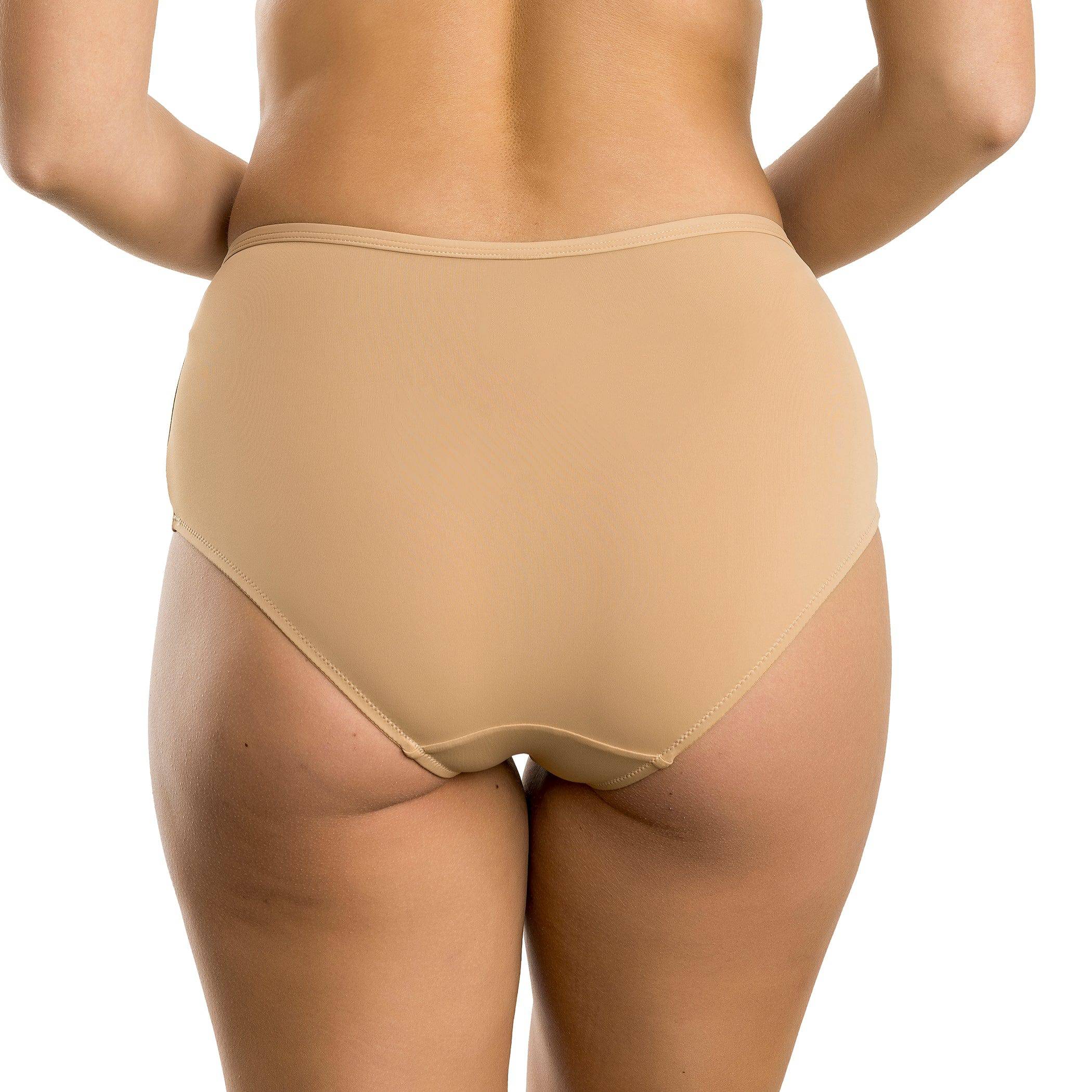 Charlene High Waist Vintage Brief - Warm Sand
