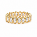 Oval Bezel Eternity Ring