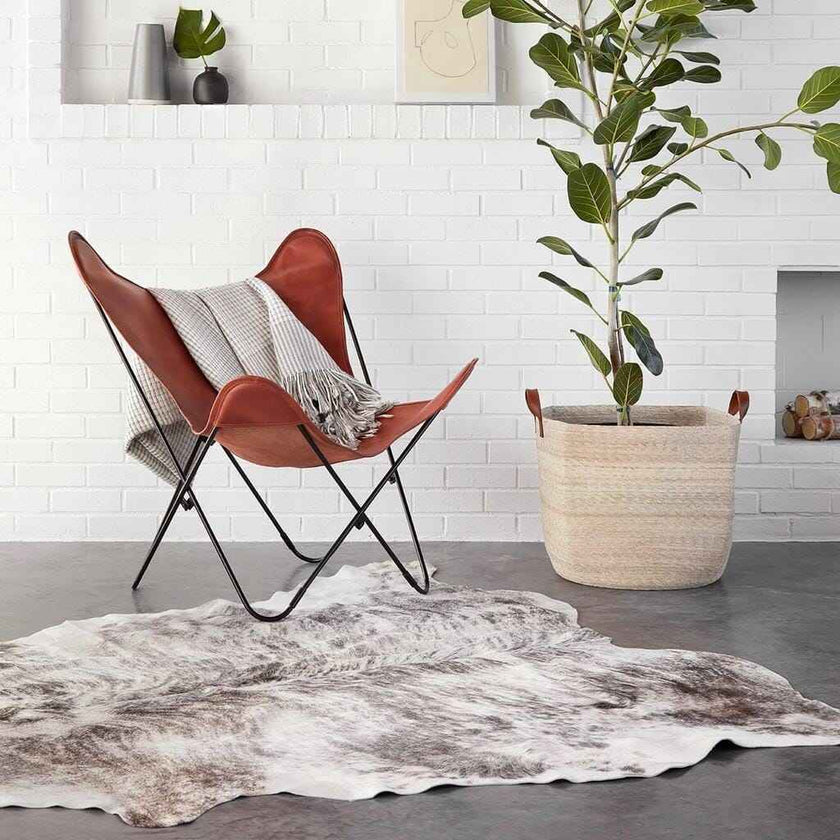 The Cognac Vintage Butterfly Chair